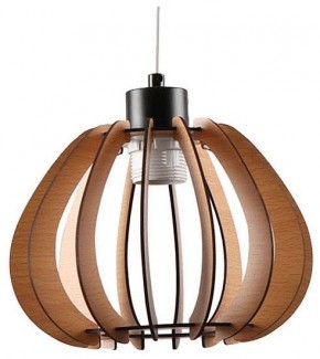 Подвесной светильник Imex MD.9012 MD.9012-1-P-BK+WOOD в Урае - uray.ok-mebel.com | фото