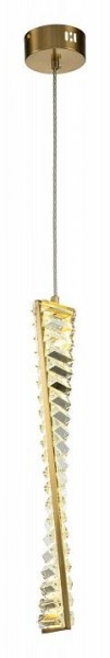 Подвесной светильник Indigo Frizzante 12015/1P Brass в Урае - uray.ok-mebel.com | фото 3