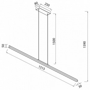Подвесной светильник Mantra Lineal 8959 в Урае - uray.ok-mebel.com | фото 3