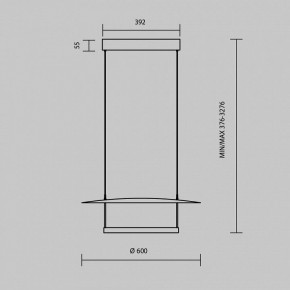 Подвесной светильник Maytoni Ambience MOD280PL-L30B3K1 в Урае - uray.ok-mebel.com | фото 4