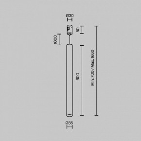 Подвесной светильник Maytoni Focus Led TR156-1-5W3K-BS в Урае - uray.ok-mebel.com | фото 4