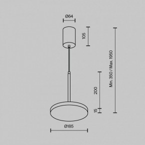 Подвесной светильник Maytoni Plato P076PL-L12W4K-BS в Урае - uray.ok-mebel.com | фото 6