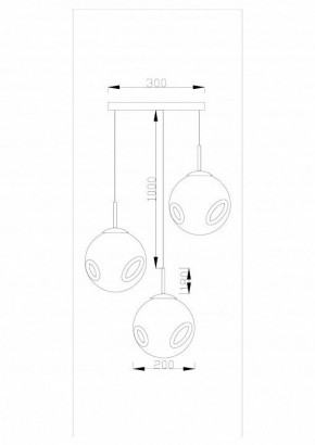Подвесной светильник Moderli Amo V11524-3P в Урае - uray.ok-mebel.com | фото 6