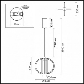 Подвесной светильник Odeon Light Toscana 5448/12L в Урае - uray.ok-mebel.com | фото 5