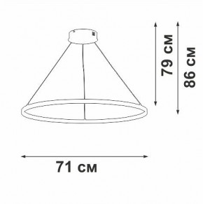 Подвесной светильник Vitaluce V2516 V2516-8/3S в Урае - uray.ok-mebel.com | фото 3