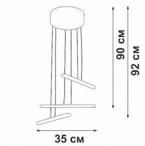 Подвесной светильник Vitaluce V3046 V3046-1/3S в Урае - uray.ok-mebel.com | фото 5