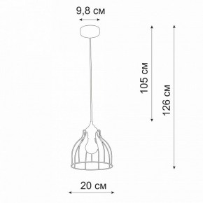 Подвесной светильник Vitaluce V3102 V3102-1/1S в Урае - uray.ok-mebel.com | фото 3