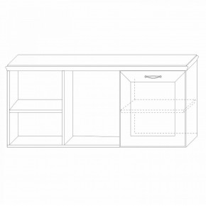 Полка навесная 4 Сиена в Урае - uray.ok-mebel.com | фото 6