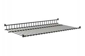 Полка сотовая L695 (черный муар) в Урае - uray.ok-mebel.com | фото