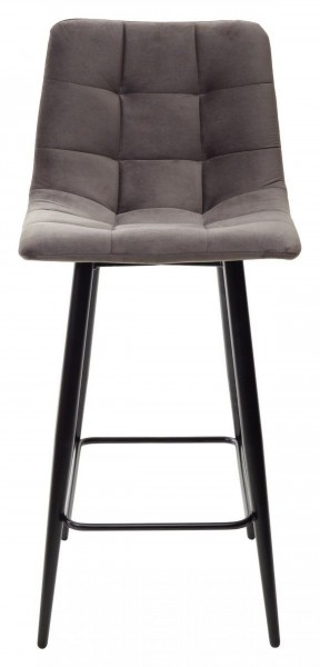 Полубарный стул CHILLI-QB графит #14, велюр / черный каркас (H=66cm) М-City в Урае - uray.ok-mebel.com | фото 5