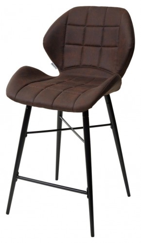 Полубарный стул MARCEL COWBOY-#800 темно-коричневый (H=65cm), ткань микрофибра М-City в Урае - uray.ok-mebel.com | фото 1