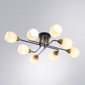 Потолочная люстра Arte Lamp Andrea A8141PL-8BK в Урае - uray.ok-mebel.com | фото 2