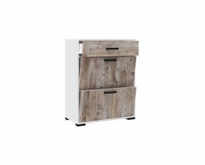 Прихожая Бриз Обувница (Белый/ Дуб юкон) в Урае - uray.ok-mebel.com | фото 2