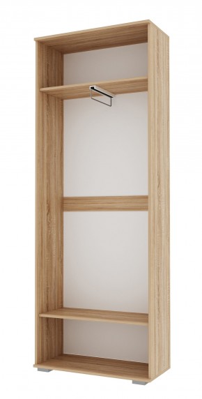 ИТАЛИЯ ШК-800 Шкаф 2 дв. (Дуб сонома/Белый глянец) в Урае - uray.ok-mebel.com | фото 2