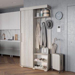 Прихожая Зара ПР-01 (ясень белый) в Урае - uray.ok-mebel.com | фото 4