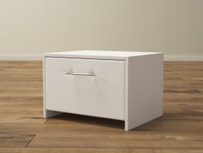 PROxSON Тумба Varna (ЛДСП Белая+экокожа Белый/Белый) 51x40 в Урае - uray.ok-mebel.com | фото
