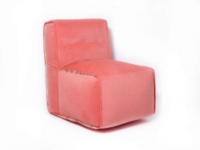 Прямое модульное бескаркасное кресло Комфорт (Персик велюр) в Урае - uray.ok-mebel.com | фото