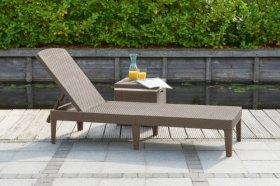 Шезлонг Джайпур (Jaipur Sun lounger) капучино в Урае - uray.ok-mebel.com | фото 2