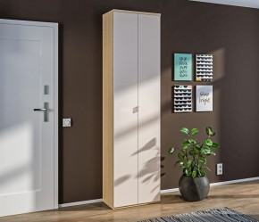 Шкаф 2 дверный Афина СБ-3312 (Дуб винченца/Кашемир серый) в Урае - uray.ok-mebel.com | фото