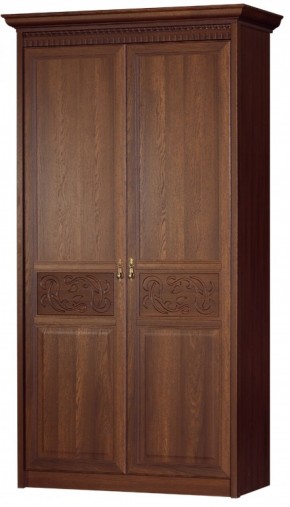 Шкаф 2-х дверный с полками ДСП №181 "Лючия" Дуб оксфорд в Урае - uray.ok-mebel.com | фото 1