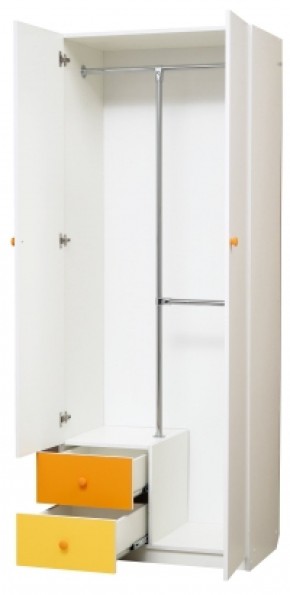 Шкаф 2-х дверный с ящиками и зеркалом Радуга (800) в Урае - uray.ok-mebel.com | фото 2