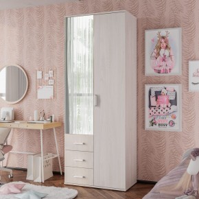 Шкаф 2-х створчатый Белла (Ясень белый) в Урае - uray.ok-mebel.com | фото