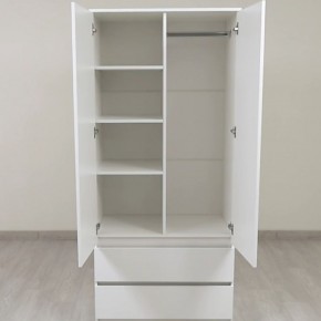 Шкаф 2-х створчатый Симпл ШК-03 (белый) в Урае - uray.ok-mebel.com | фото 7