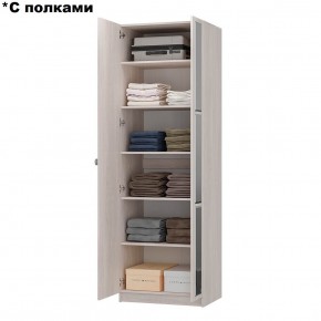 Шкаф 2-х створчатый Зарина ШК-01 (ясень белый) в Урае - uray.ok-mebel.com | фото 3