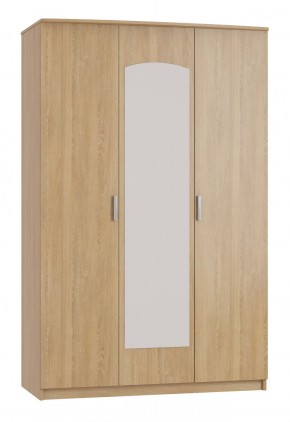 Шкаф 3-х дверный с зеркалом Шк210.1 МС Ирина в Урае - uray.ok-mebel.com | фото