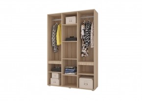 Шкаф 3-х створчатый АНТАЛИЯ (Сонома/Графит софт) в Урае - uray.ok-mebel.com | фото 2