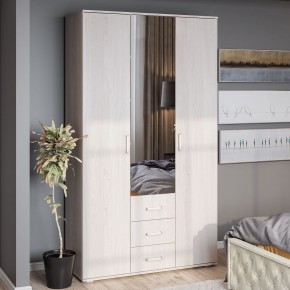 Шкаф 3-х створчатый Белла (Ясень белый) в Урае - uray.ok-mebel.com | фото