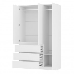 Шкаф 3-х створчатый Симпл ШК-08 (белый) в Урае - uray.ok-mebel.com | фото 2