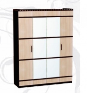 Шкаф 4-х дверный для одежды и белья "Ольга-13" в Урае - uray.ok-mebel.com | фото