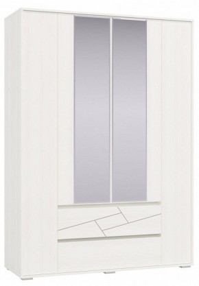 Шкаф 4-х дверный с ящиками АДЕЛИНА (4-4833рам.б) в Урае - uray.ok-mebel.com | фото
