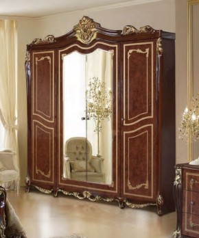 Шкаф 4-х дверный с зеркалами (19.144) Джоконда в Урае - uray.ok-mebel.com | фото