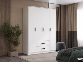 Шкаф 4-х створчатый Титан (белый) в Урае - uray.ok-mebel.com | фото 5