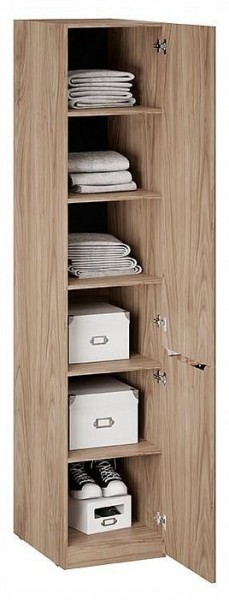 Шкаф для белья Глосс СМ-319.07.001 в Урае - uray.ok-mebel.com | фото 2