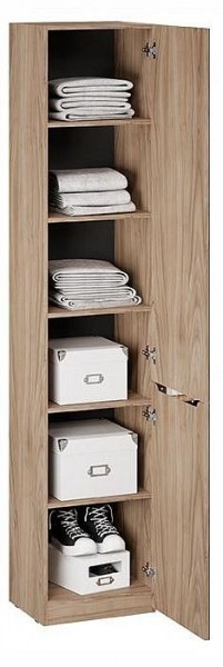 Шкаф для белья Глосс СМ-319.07.011 в Урае - uray.ok-mebel.com | фото 2