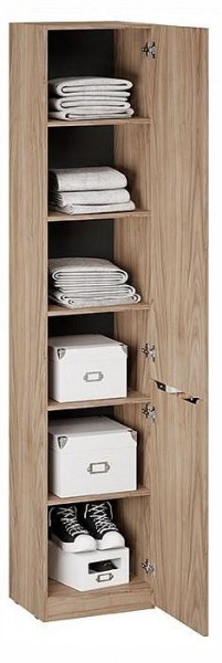 Шкаф для белья Глосс СМ-319.07.012 в Урае - uray.ok-mebel.com | фото 2