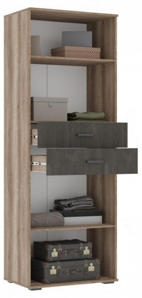 Шкаф для белья Паркинс в Урае - uray.ok-mebel.com | фото 2