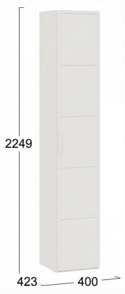 Шкаф для белья Стелла Исп.2 в Урае - uray.ok-mebel.com | фото 4