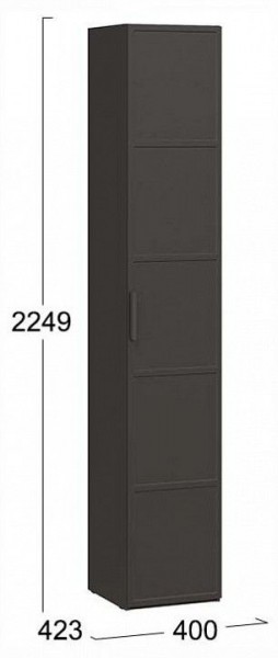 Шкаф для белья Стелла Исп.2 в Урае - uray.ok-mebel.com | фото 4