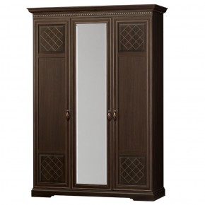 Шкаф для одежды 3-дверный №800 Парма Дуб нортон темный в Урае - uray.ok-mebel.com | фото