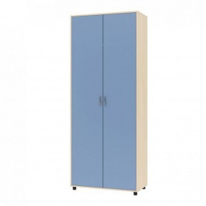 Шкаф для одежды Дельта-2 Дуб молочный/Голубой в Урае - uray.ok-mebel.com | фото