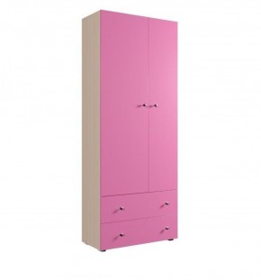 Шкаф ДМ 800 с 2-мя ящиками (розовый) в Урае - uray.ok-mebel.com | фото