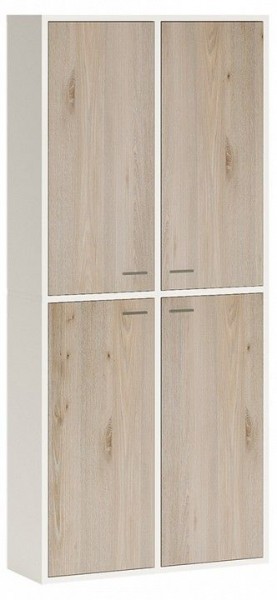 Шкаф книжный Домино СУ(ш2в2)+4ФГ в Урае - uray.ok-mebel.com | фото