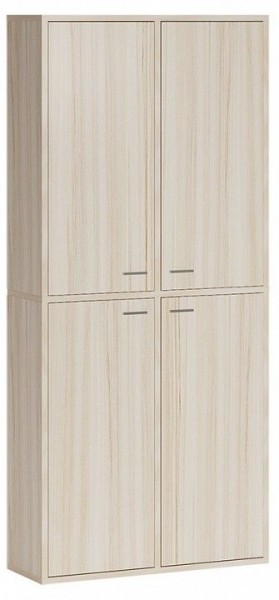 Шкаф книжный Домино СУ(ш2в2)+4ФГ в Урае - uray.ok-mebel.com | фото