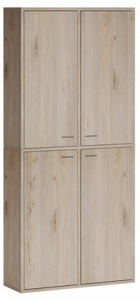 Шкаф книжный Домино СУ(ш2в2)+4ФГ в Урае - uray.ok-mebel.com | фото