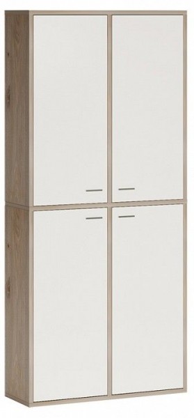 Шкаф книжный Домино СУ(ш2в2)+4ФГ в Урае - uray.ok-mebel.com | фото