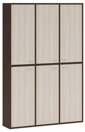 Шкаф книжный Домино СУ(ш3в2)+6ФГ в Урае - uray.ok-mebel.com | фото